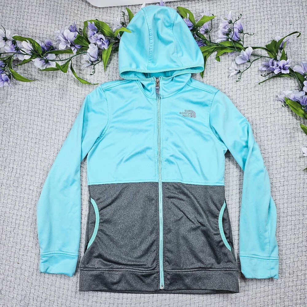 The North Face Girls' Zip Up Hoodie Jacket Price Firm Girls Size 14/16